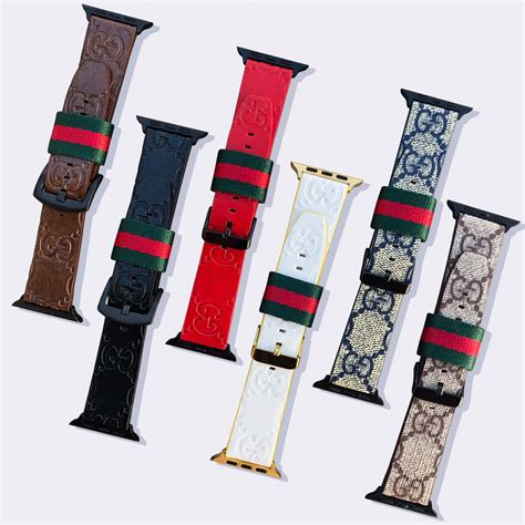 gucci watch bands apple|authentic Gucci Apple Watch bands.